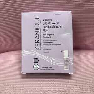 Keranique Women Hair Regrowth Treatment 2% Minoxidil  3 MONTH SUPPLY EXP 4/28